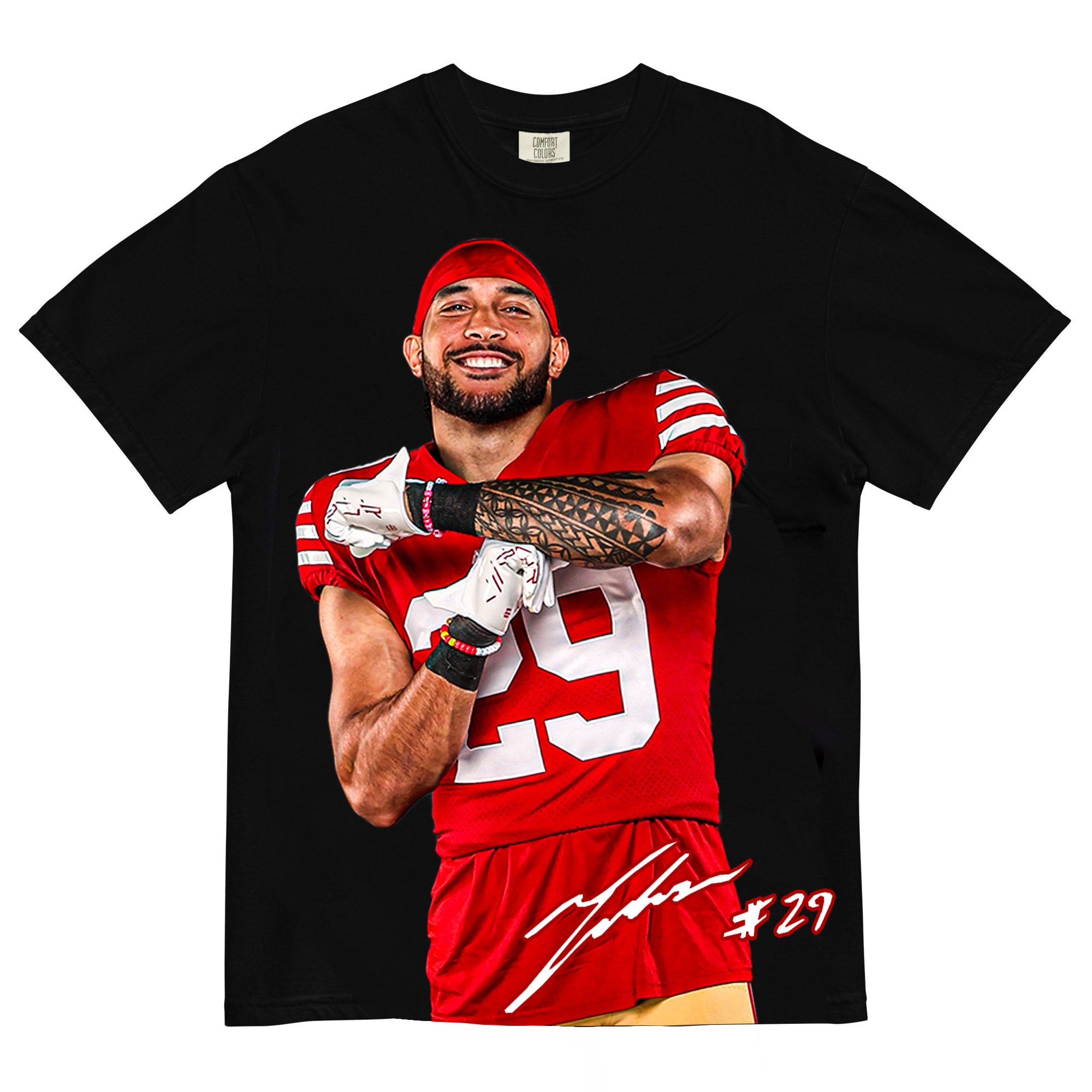 Talanoa Hufanga Signature Portrait T-shirt